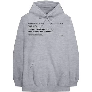 Image of The 1975 - ABIIOR Version 2. Mens XXX-Large Pullover Hoodie - Grey
