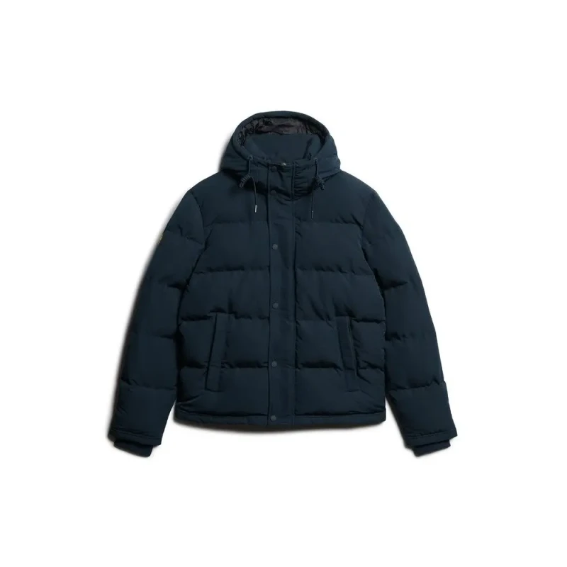 Image of Superdry Everest Short Puffer Jacket Eclipse Navy L