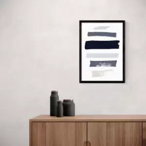 Image of East End Prints Tranquil Print Navy
