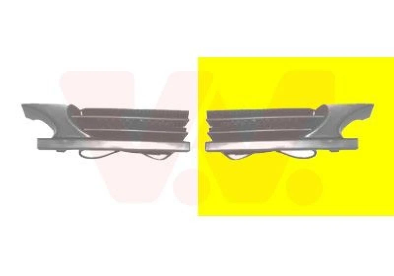 Image of VAN WEZEL Bumper grill VAN WEZEL 3031593