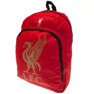 Image of Liverpool FC Crest Backpack (One Size) (Red)