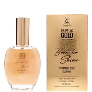 Dripping Gold Shimmer Oil Spray