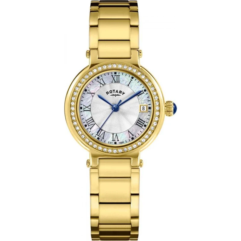 Image of Rotary Womens RLB10008-07 Heritage 28mm Quartz Watch in Gold Gold Female One Size