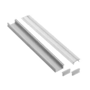 Image of Moderix Aluminium Profile for LED Light Strip - Cover Clear, Pack of 1. Length: