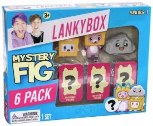 Image of Lankybox Mystery Figures-Pack of 6