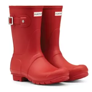 Image of Hunter Womens Original Short Wellington Boots Military Red 5 (EU38)