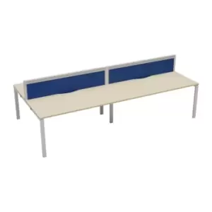 Image of CB 4 Person Bench 1600 X 800 Cable Port Maple-White
