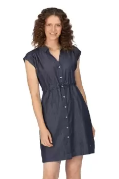Image of Adjustable Coolweave Cotton 'Rura' Midi Dress