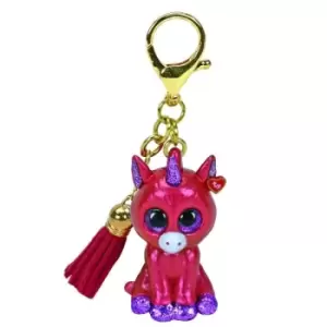 Image of TY Sunset Unicorn Mini Boo Clip