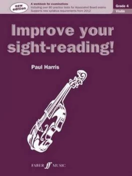 Image of Improve Your Sight-Reading Violin Grade 4 by Paul Harris Book