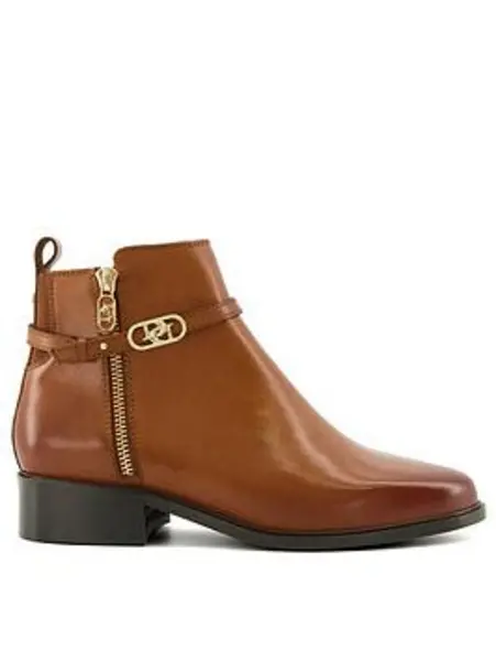 Image of Dune London Pup Flat Ankle Boots - Size 5