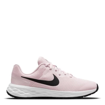 image of Nike Revolution 6 Big Kids Running Shoe - Pink/Black