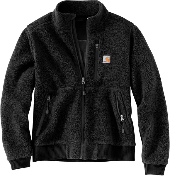 Image of Carhartt Fleece Ladies Jacket, black, Size L for Women