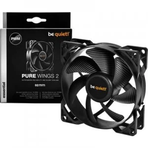 Image of BeQuiet Pure Wings 2 PWM PC fan Black (W x H x D) 92 x 92 x 25 mm