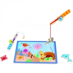 Image of Wooden Fishing Activity Game
