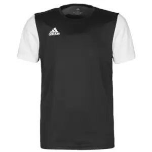 image of adidas ESTRO 19 JSY mens T shirt in Black. Sizes available:XXL,S,M,L,XL