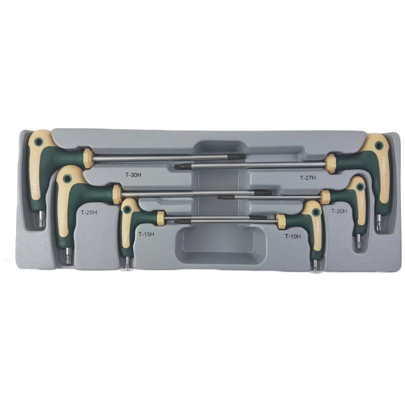Image of FORCE 50636 Angled Screwdriver Set Number of tools: 6, Spanner Size: T27, T30 Angled Screwdriver Set (6627)