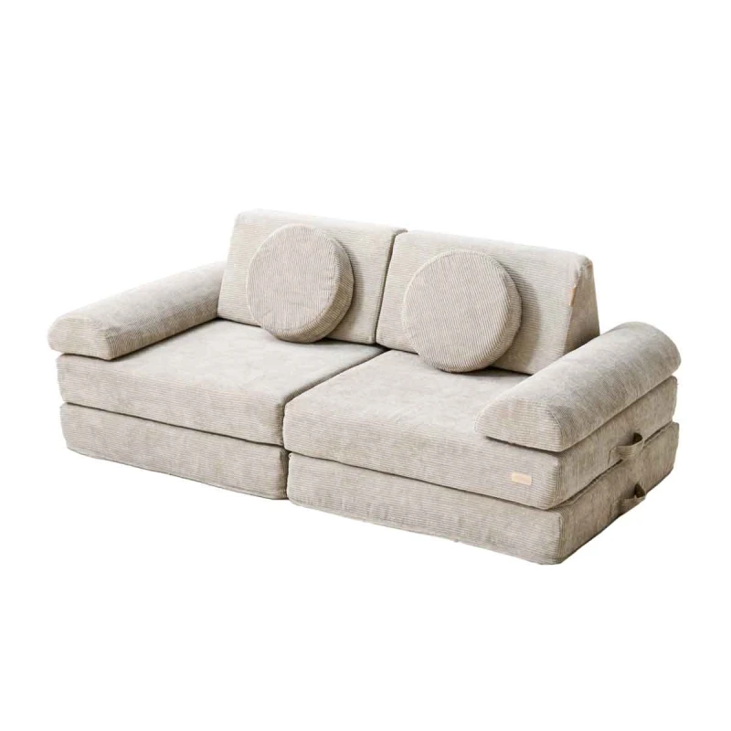 Image of Tutti Bambini Playrama Montessori Kids Play Sofa - Mushroom, Cream 511900/MUS
