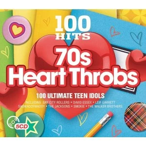 image of 100 Hits - 70's Heart Throbs CD