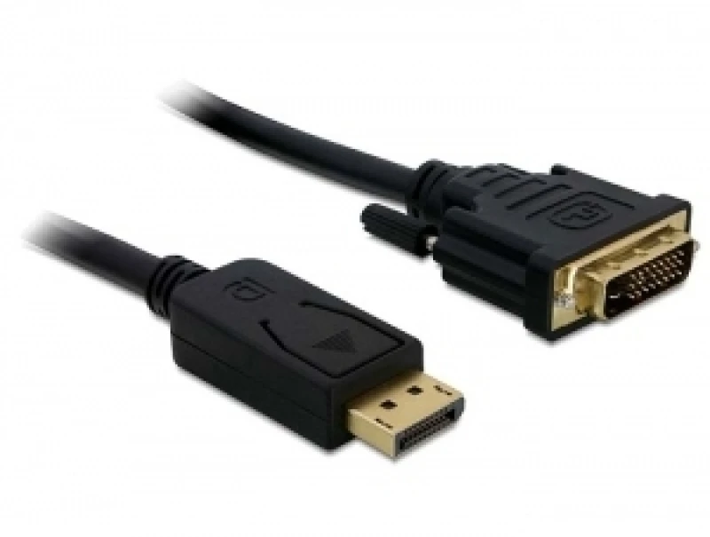Image of DeLOCK Displayport > DVI 24+1 St/St 2m DVI-D