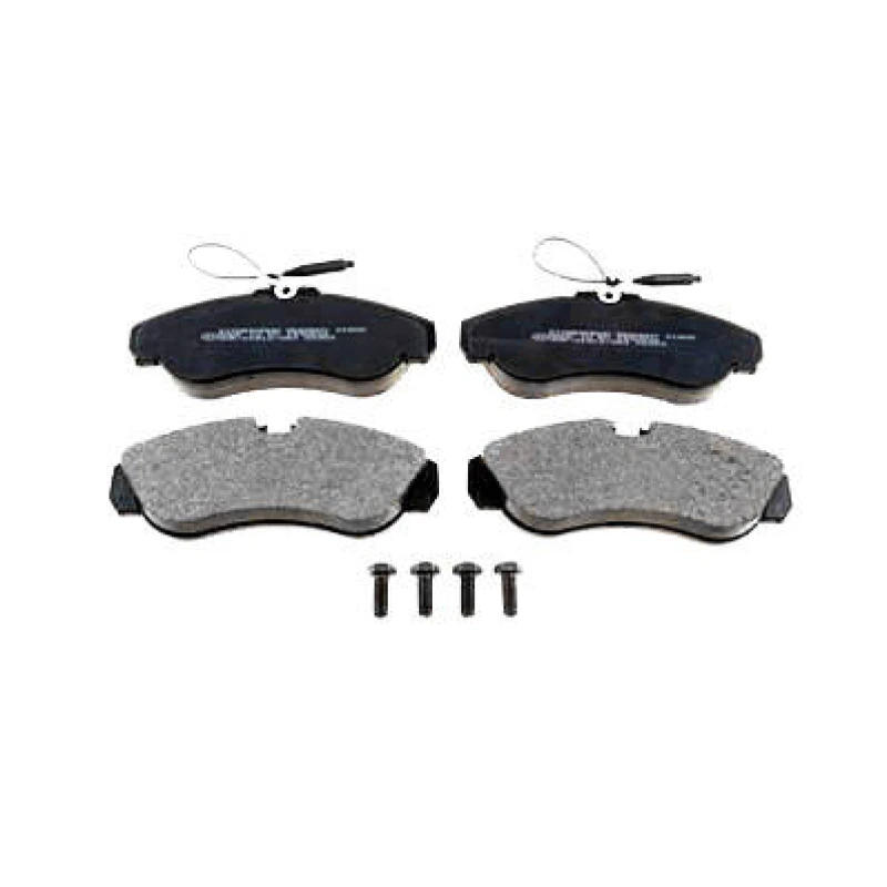 Image of ZIMMERMANN 21799.195.1 Brake pad set Front Axle, incl. wear warning contact, Photo corresponds to scope of supply, with bolts/screws Brake Pad Set,di