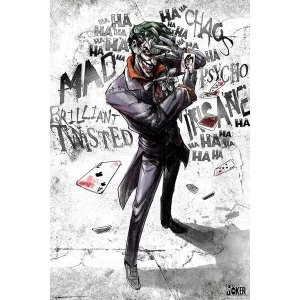 Image of DC Comics Joker Type Maxi Poster