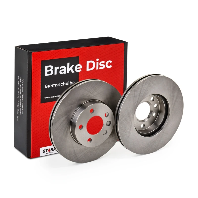 Image of STARK SKBD-0020171 Brake disc Front Axle, Vented, Cast Iron, Uncoated, Untreated, without bolts/screws Cast Iron Brake Disc (82)