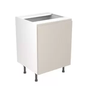 Image of KitchenKIT J-Pull 60cm Base Sink Unit - Gloss Light Grey