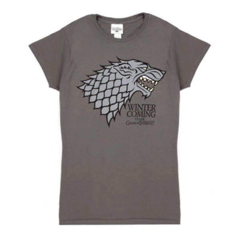 Image of (Medium) Game of Thrones Short Sleeved T-Shirt (Womens Grey)