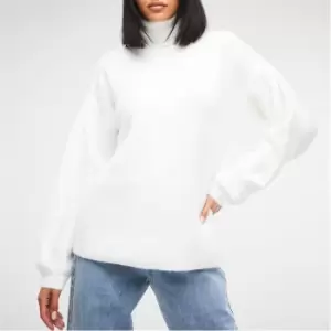 image of Missguided Tall Roll Neck Jumper - White