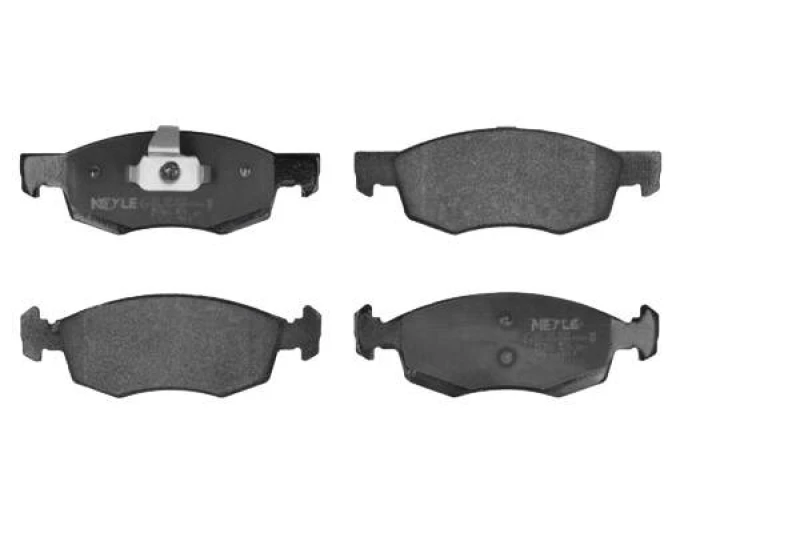 Image of MEYLE 025 238 4218 Brake pad set Front Axle, excl. wear warning contact, Original Quality, with anti-squeak plate Brake Pad Set,disc brake (402)