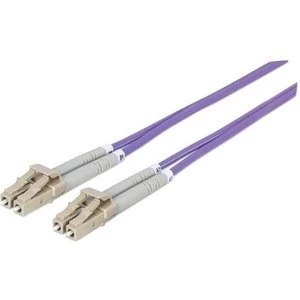 image of Fiber Duplex Patch Cord Om3 50/125 Lc/st Purple- 5 M