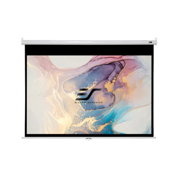 image of Elite Screens 120" M120XWH2 Manual Pull Down Projector Screen