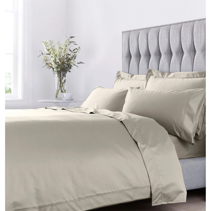 Image of Hotel Collection Hotel 1000TC Egyptian Cotton Flat Sheet - Beige Beige Double
