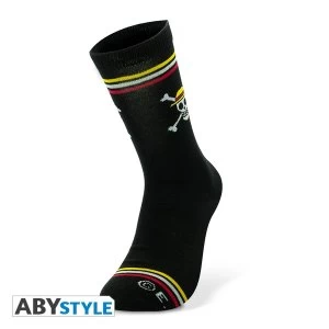 image of One Piece - Skull Socks - Black