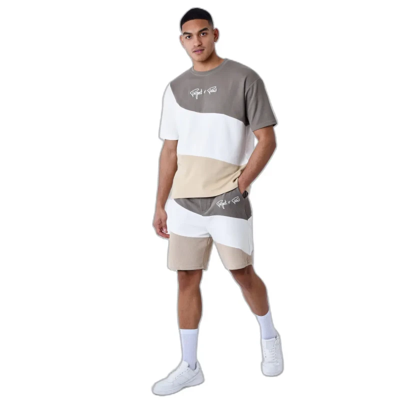 Image of Project X Paris Tricolor shorts Project X Paris Gris Male XL