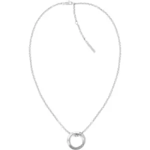 Ladies Calvin Klein Twisted Metal Necklace