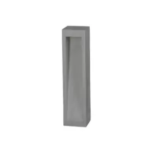 image of Netlighting Merano Belleville Outdoor Bollard Grey Cement Glass LED 6W 450Lm 300