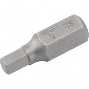 Image of Draper Expert Hexagon Screwdriver Bit 6mm 30mm Pack of 1