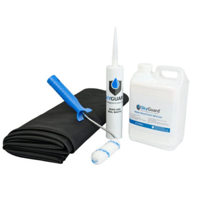 Image of Skyguard Shed Roof Kit - Epdm Rubber Roofing Kit For Sheds & Outbuildings (1.4M X 1.6M)