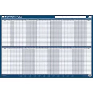 image of Sasco Mounted Staff Planner 2022 Blue