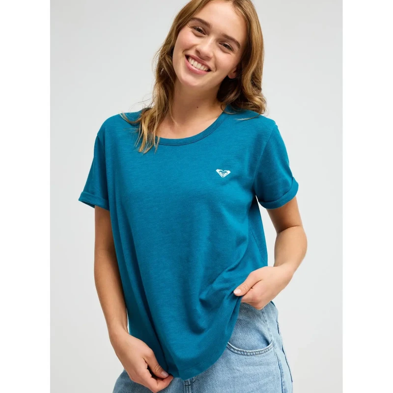 Image of Roxy Womens T-Shirt Roxy Oceanwave Regular Emby Bleu Female L
