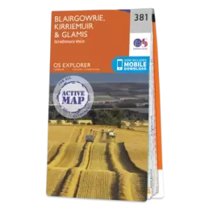 Image of Map of Blairgowrie, Kirriemuir & Glamis