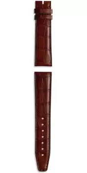 Image of IWC Strap Alligator Dark Brown For Folding Clasp XL