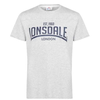 Image of Lonsdale T Shirt Mens - Grey