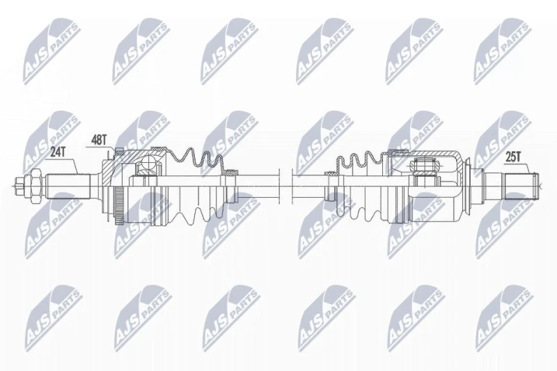 Image of NTY Drive shaft NTY NPW-HY-585