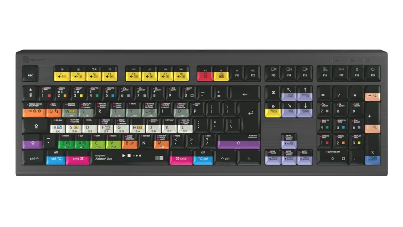 Image of Logickeyboard Ableton Live Astra 2 keyboard Universal USB QWERTY Engli