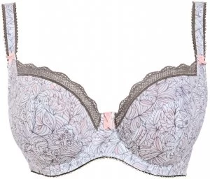 image of Freya Urban echo underwire plunge balcony bra Grey