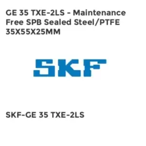 image of GE 35 TXE-2LS - Maintenance Free SPB Sealed Steel/PTFE 35X55X25MM