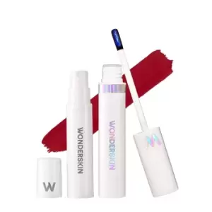 image of Wonderskin Wonderskin WONDER BLADING Peel & Reveal Lip Stain Kit Divine (Burgundy Red)